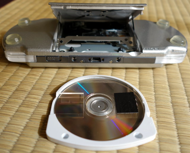 PSP UMD with tape.