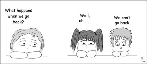 Table talk comic by Lisa Lees.