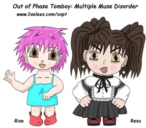 Chibi Risa and Resu.