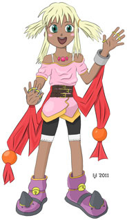 fan art of Peppita Rossetti from Star Ocean TEOT